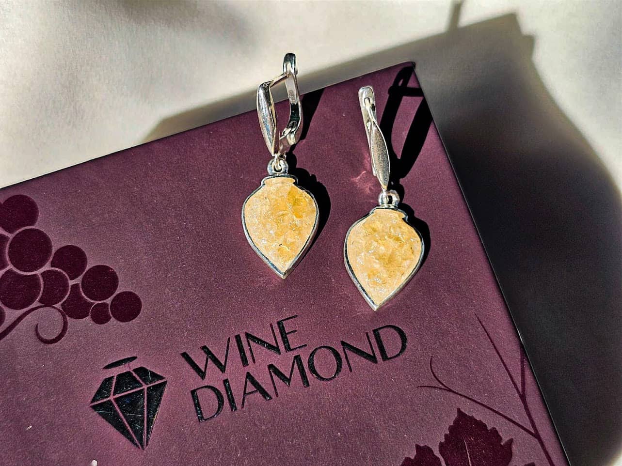 Earring "Miniature Kvevri" (Manavi's Green)